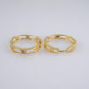 Women Earrings/ Aretes Dama/  Zircon Stone/  14k Real Color// E1308 - Image 2