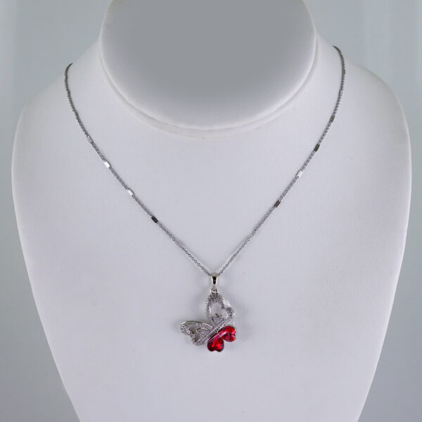 Cadenas & Colgantes/ Chain/Pendants /  Silver Color/  Zircon Stone/  2mmx45cm// SET1112