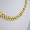 Gargantilla & Pulsera / Choker W/ Bracelet/  14K Real Color/  Plain/  6mmx45cm// SET1126 - Image 2