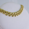Gargantilla & Pulsera / Choker W/ Bracelet/  14K Real Color/  Plain/  6mmx45cm// SET1126 - Image 3