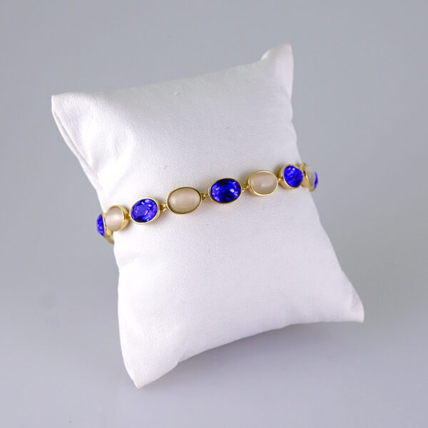 Women Bracelets/ Pulseras Dama/ Zircon Stone/14K Real Color// B1095