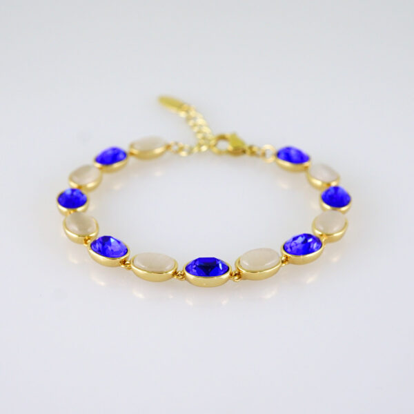 Women Bracelets/ Pulseras Dama/ Zircon Stone/14K Real Color// B1095