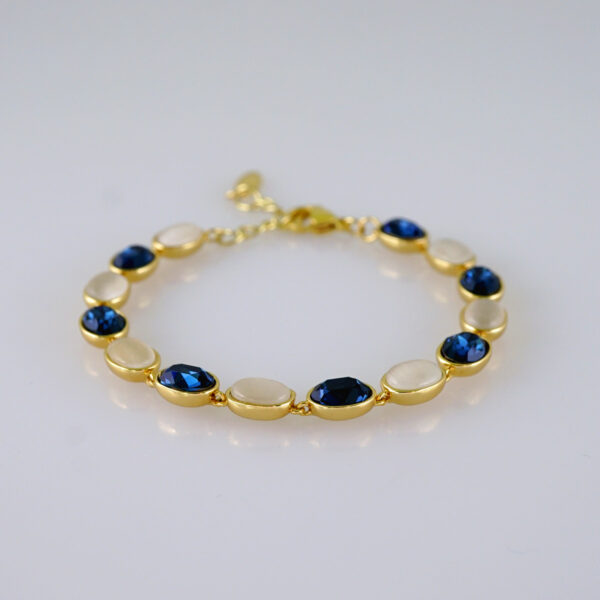 Women Bracelets/ Pulseras Dama/  Zircon Stone/  14K Real Color// B1097 - Image 2