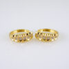 Women Earrings/ Aretes Dama/  Zircon Stone/  14k Real Color// E1325