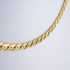 Gargantilla & Pulsera / Choker W/ Bracelet/  14K Real Color/  Plain/  4mmx45cm// SET1158