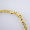 Gargantilla & Pulsera / Choker W/ Bracelet/  14K Real Color/  Plain/  4mmx45cm// SET1158