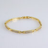 Women Bracelets/ Pulseras Dama/  Zircon Stone/  14K Real Color// B1129 - Image 2