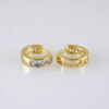 Women Earrings/ Aretes Dama/ Zircon Stone/ 14k Real Color// E1373 - Image 2