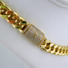Gargantilla & Pulsera / Choker W/ Bracelet/  14K Real Color/  Zircon Stone/  10mmx45cm// SET1215 - Image 2
