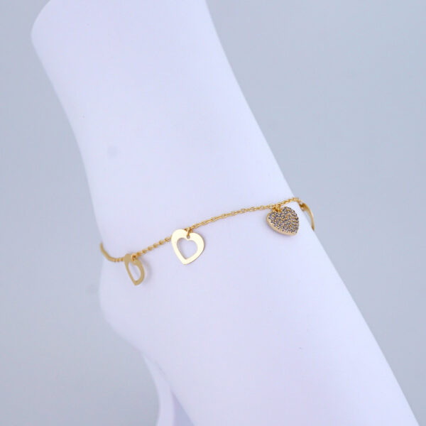A0068 Anklets - Tobilleras - 14K Real Color