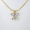 Cadenas & Colgantes/ Chain/Pendants/ Zircon Stone/ 14K Real Color/ 3mmx45cm// SET1238 - Image 2