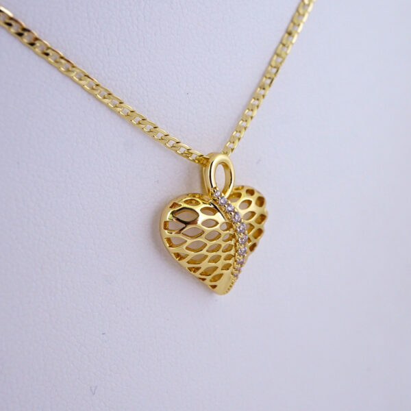 Cadenas & Colgantes/ Chain/Pendants/ Zircon Stone/ 14K Real Color/ 2mmx45cm// SET1252