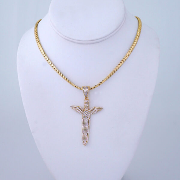 Cadenas & Colgantes/ Chain/Pendants/ Zircon Stone/ 14K Real Color/ 6mmx60cm// SET1267