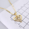 Cadenas & Colgantes/ Chain/Pendants/ Zircon Stone/ 14K Real Color/ 2mmx45cm// SET1278 - Image 3
