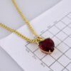 Cadenas & Colgantes/ Chain/Pendants/ Zircon Stone/ 14K Real Color/ 3mmx45cm// SET1287 - Image 3