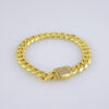 Bracelets/ Zircon Stone/ 14K Real Color/ 8mm/ Cierre Original/ Stainless Steel// B1245 - Image 2