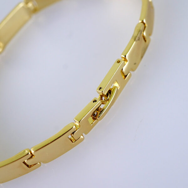 Women Bracelets-Pulseras Dama- Plain- 14K Real Color- B1250