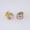 Women Earrings/ Aretes Dama/ Zircon Stone/ 14k Real Color// E1617