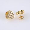 Women Earrings/ Aretes Dama/ Zircon Stone/ 14K Real Color/ Stainless Steel// E1684 - Image 2