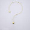 Gargantilla-Choker W-Plain-14K Real Colo