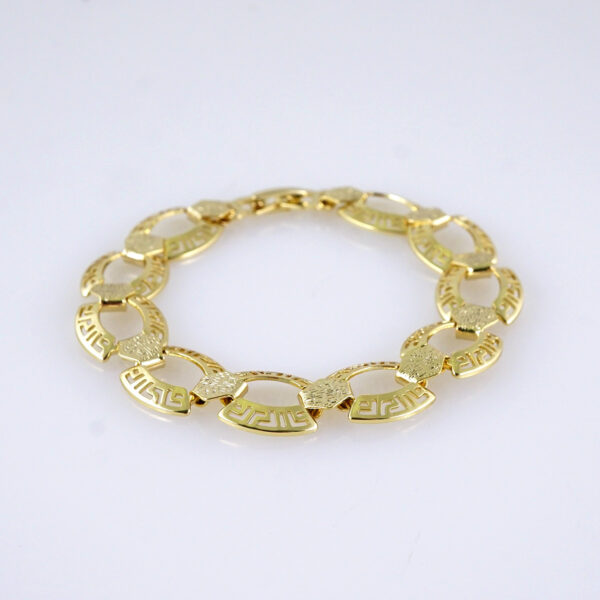 B1284 Bracelets Woman/ Pulseras Dama/ Plain/ 14K Real Color