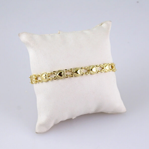 B1287 Bracelets Woman/ Pulseras Dama/ Plain/ 14K Real Color