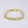 B1290 Bracelets Woman/ Pulseras Dama/ Plain/ 14K Real Color - Image 2