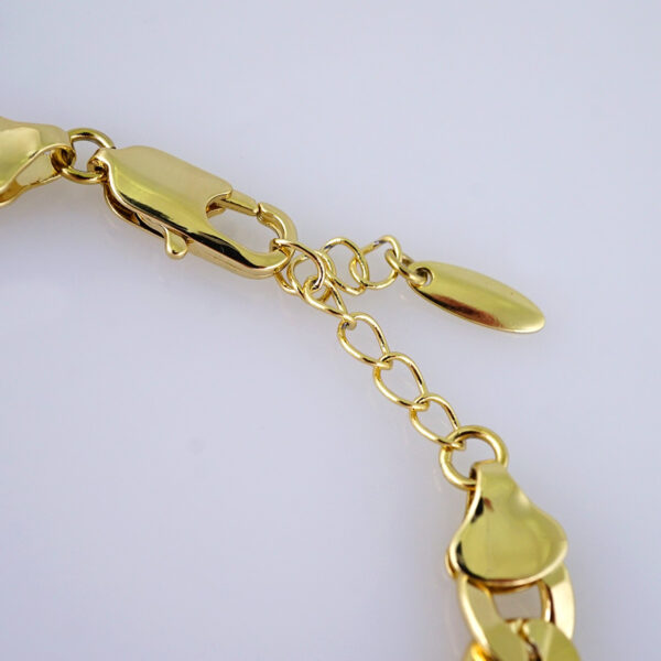 B1292 Bracelets Woman/ Pulseras Dama/ Plain/ 14K Real Color 8MM