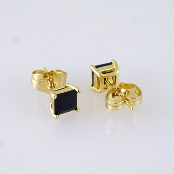 E1717 Women's Earrings - Aretes Dama - Zircon Stone - 14K Real Color