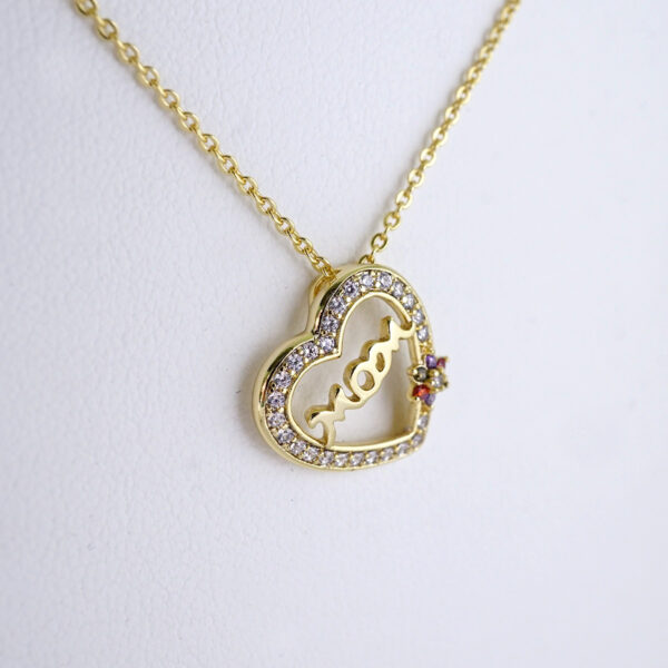 SET1369  Cadenas & Colgantes - Chain & Pendants -Color Zircon Stone - 14K Real Color