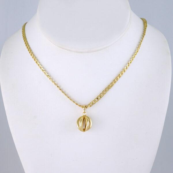SET1370 Cadenas & Colgantes - Chain & Pendants -14K Real Color / 3mmX50cm