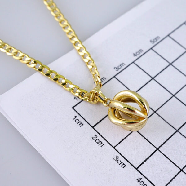 SET1370 Cadenas & Colgantes - Chain & Pendants -14K Real Color / 3mmX50cm