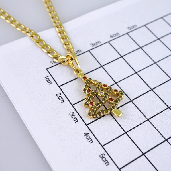 SET1376 Cadenas & Colgantes - Chain & Pendants /Zircon Stone/14K Real Color/3mmX45cm