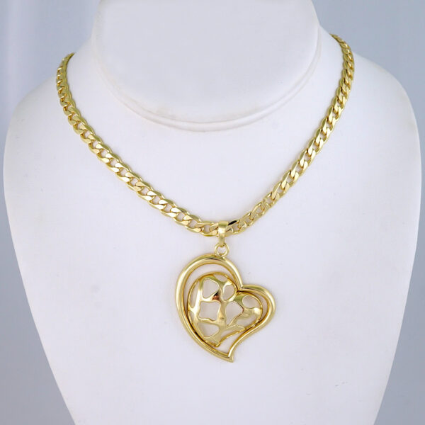 SET1377 Cadenas & Colgantes - Chain & Pendants/ 14K Real Color/6mmX50cm