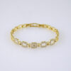 B1301 Women's Bracelet - Pulseras Dama - Zircon Stone - 14K Real Color - Image 2
