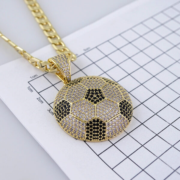 SET1385 Cadenas & Colgantes - Chain & Pendants -Zircon Stone - 14K Real Color / 8mmX60cm
