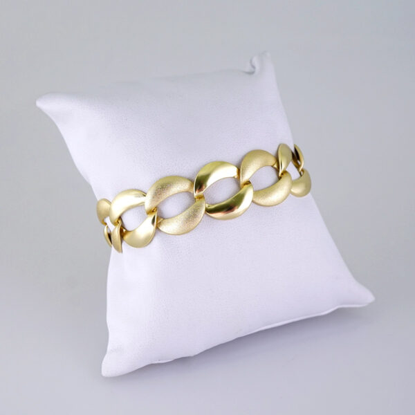 B1313 Bracelet - Pulseras/ Plain/ 14K Real Color