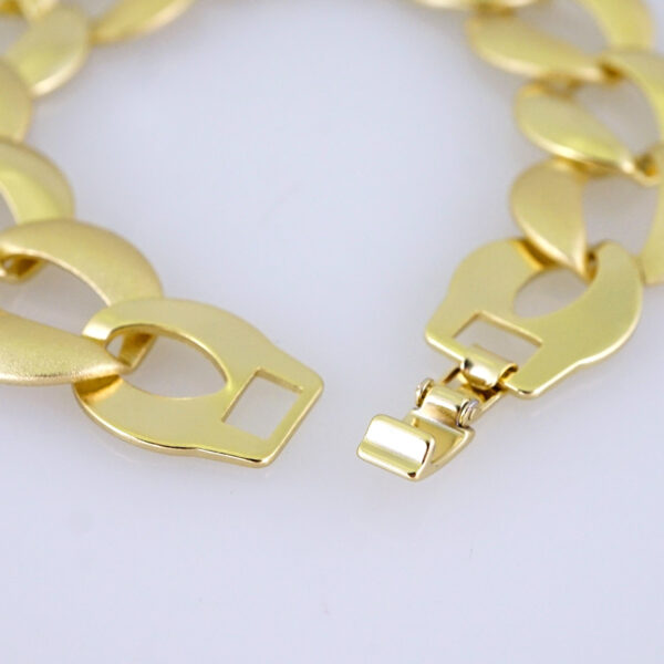 B1313 Bracelet - Pulseras/ Plain/ 14K Real Color