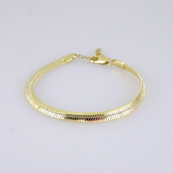 B1316 Bracelet - Pulseras/Plain/ 14K Real Color