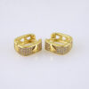 E1758 Women's Earrings - Aretes Dama - Zircon Stone - 14K Real Color - Stainless Steel