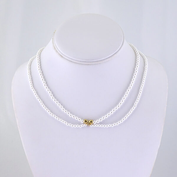 SET1393 Gargantilla - Choker / Pearls / Balls 3mm x 50cm