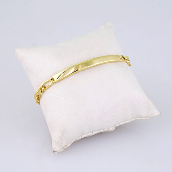 B1319 Bracelet - Pulseras/Plain/ 14K Real Color