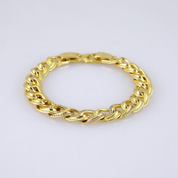 B1320 Bracelet - Pulseras/ Zircon Stone - 14K Real Color - Image 2