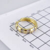 E1769 Women's Earrings - Aretes Dama - Zircon Stone - 14K Real Color - Image 3