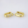 E1783 Women's Earrings - Aretes Dama - Zircon Stone - 14K Real Color - Image 2