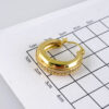 E1795 Women's Earrings - Aretes Dama - Zircon Stone - 14K Real Color - Image 3