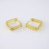 E1798  Women Earrings/ Aretes Dama/ Zircon Stone/14K Real Color/ - Image 2