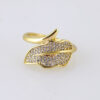 R647  RING - ANILLO - Zircon Stone - 14K Real Color