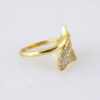 R647  RING - ANILLO - Zircon Stone - 14K Real Color - Image 2