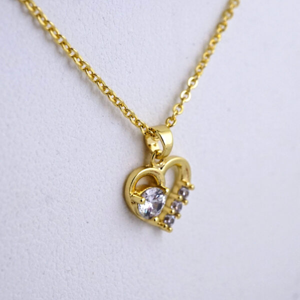 SET1403 Cadenas - Colgantes - Aretes/ Chain - Pendants - Earrings  /14K Real Color/Zircon Stone/ - Image 3